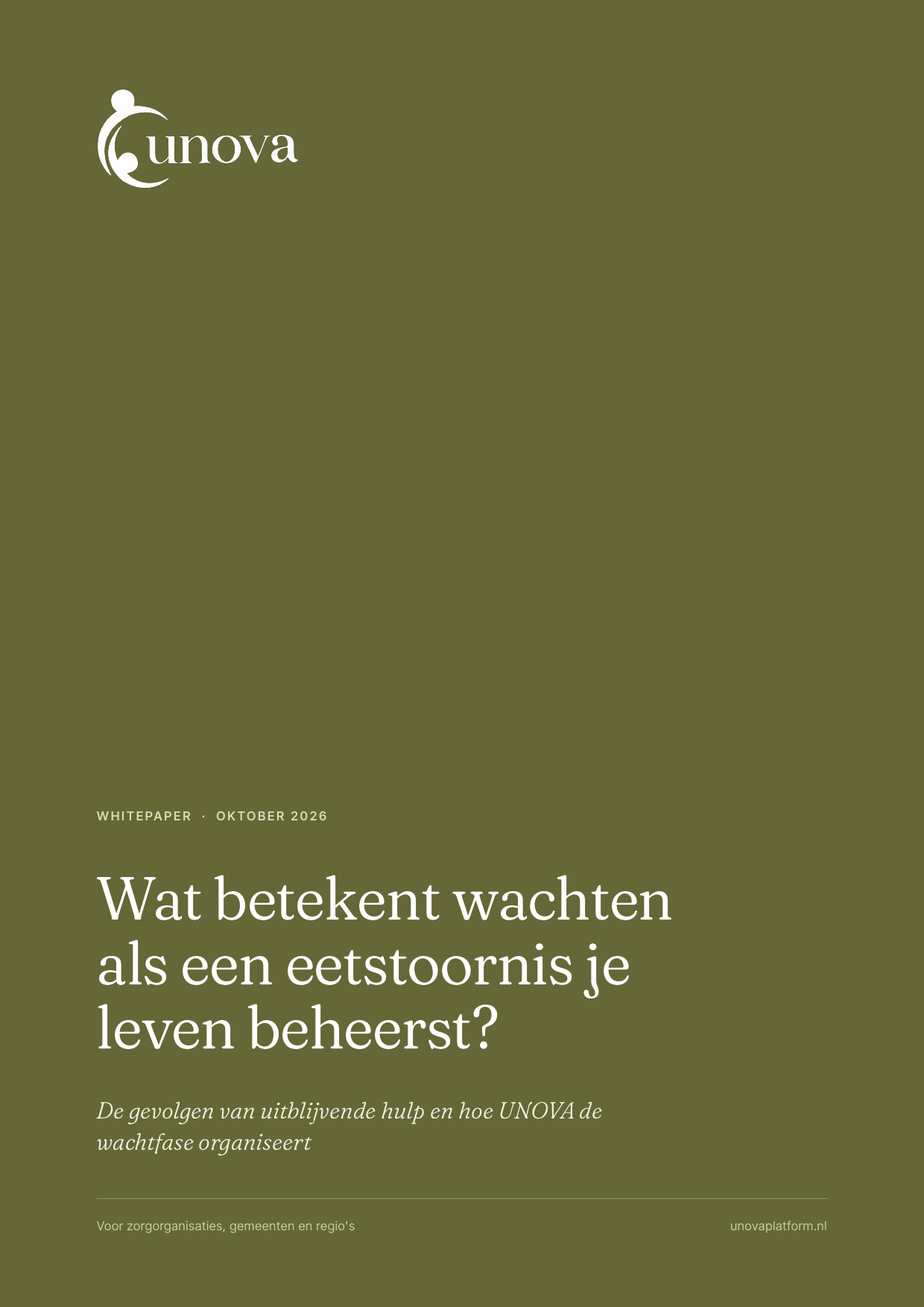 Cover van de whitepaper van UNOVA